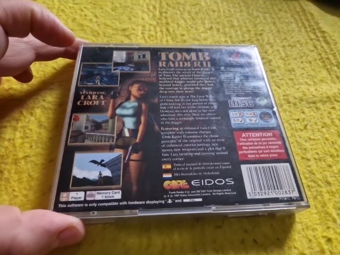 Tomb Raider 2 II PlayStation1 Ps1 PlayStation2 Ps2 games Original