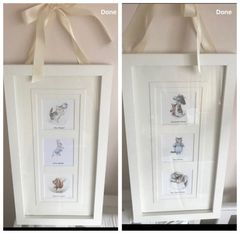 Authentic Beatrix Potter Peter Rabbit Framed illustrations