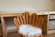Handmade rattan kids chair, boho style, photoshoot, neutral, natural nursery kids room
