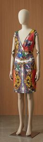 Love Moschino Silk-Touch Vibrant Dress