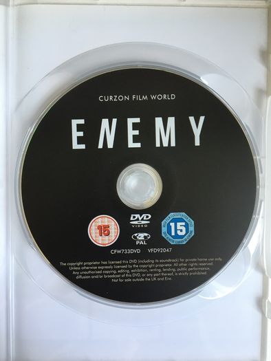 Enemy [2013] Jake Gyllenhaal, Melanie Laurent, Sarah Gadon & Isabella Rossellini  [Movie DVD]
