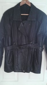 Leather black jacket