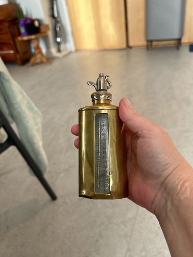 old brass bottle