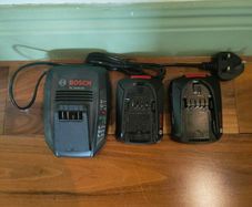 Bosch Charger & Two Batteries