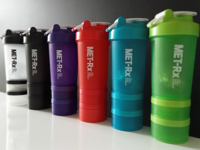Protein Shaker Bottle with STORAGE
