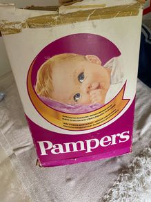 Vintage 1980's Pampers Box