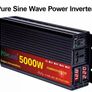 NEW power inverter pure sine 5000w 24v and 12v unit available Image 2