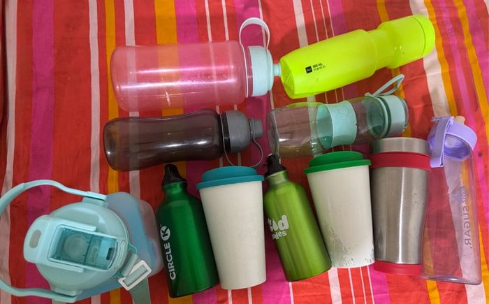 Bunch of Lunch Bottles