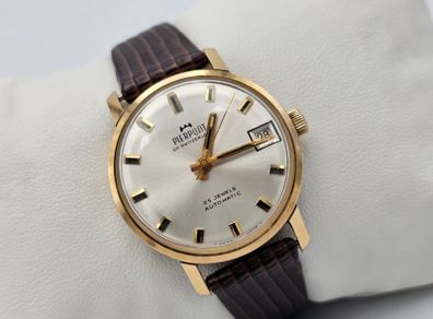 Vintage Swiss Made Automatic Pierpont 25Jewels 20 micron Gold Swiss watch