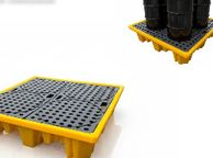 main image for ad 280L/62 Polyethylene Spill Pallet for Industrial Storage