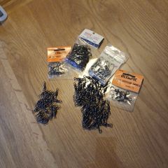 fishing accessories- barrel and snap swivel selection- various