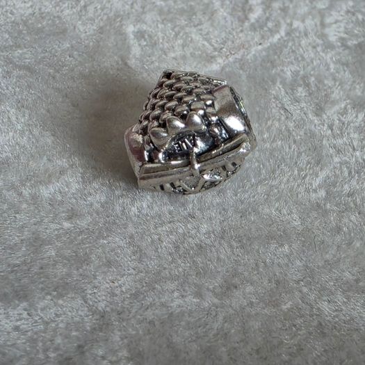 Pandora wise Owl graduation charm sterling silver with blue crystal