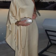 one shoulder maxi dress