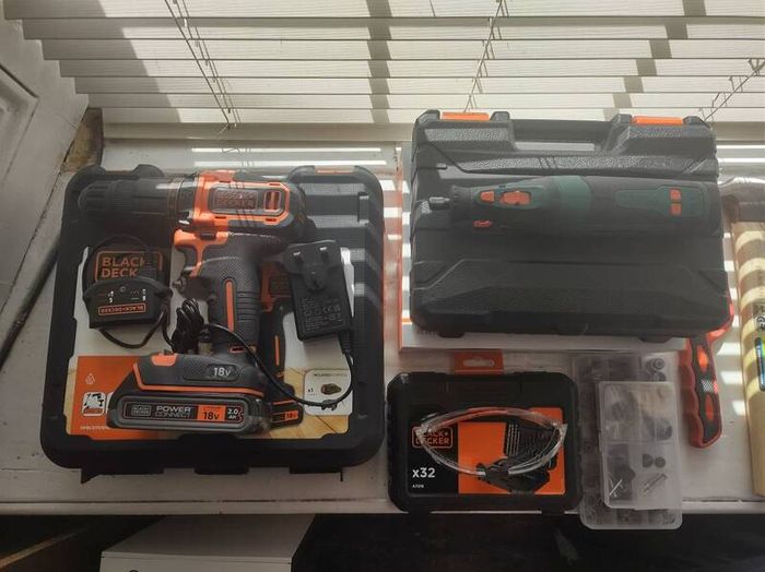Different power and hand tools big set