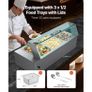 220v Commercial Electric Food Warmer Countertop Buffet  with Glass Shield 1500w Image 4