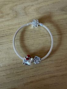 Pandora bracelet and Christmas charms