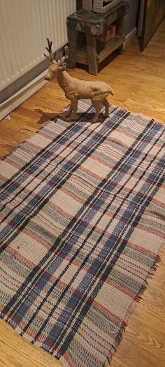 Vintage Throw Shawl Wool Blanket