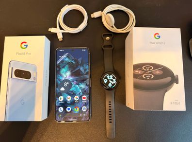 Google Pixel 8 Pro and Pixel Watch 2