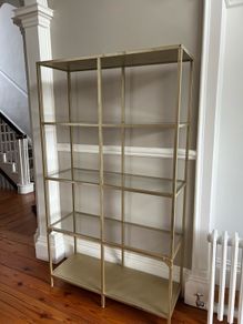 IKEA Vittsjo Shelving Unit Gold