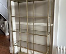 IKEA Vittsjo Shelving Unit Gold
