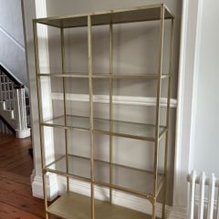 IKEA Vittsjo Shelving Unit Gold