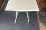 white office desk