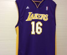 LA Lakers Jersey. Official Adidas Mens Lakers Jersey. Authentic Original. Not A Remake.