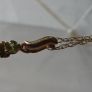 9ct Gold Graduated Peridot Pendant Necklace. 16 inch Chain Hallmarked 375 Image 7