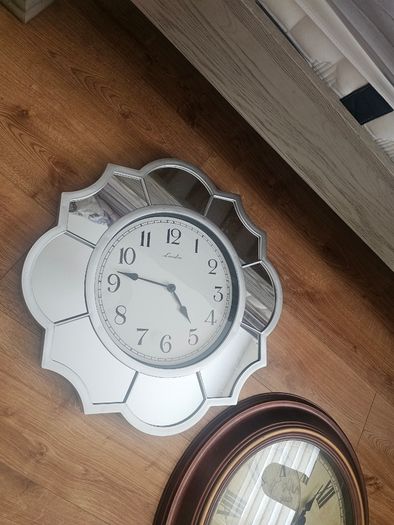 Two large clocks, working but time not accurate, might be an easy fix