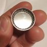 Vintage Silver Pill Box with Little Mirror Added Inside Image 9