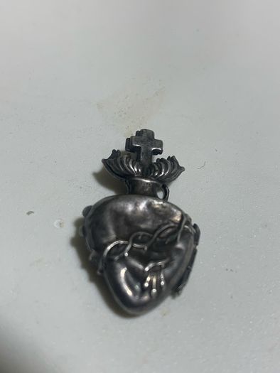 Antique Sacred Heart Pendant