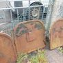 Rare Cast Iron Firebacks Fireplace Panels PDS Woodhouse Design Image 2