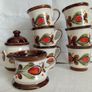 Schramberg, Bernau, vintage tea set, Delph, Retro coffee set Image 2