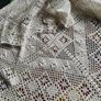 Vintage Embroidered lace Tablecloth Image 5