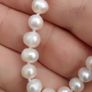 Baroque Pearl Necklace on Sterling Silver Closures Image 6