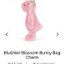 New Blushkin Blossom Bunny Bag Charm Image 3