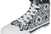 RED Brand Black and White Men's Hi Top Sneakers with Batik Design (Brand New and Boxed)