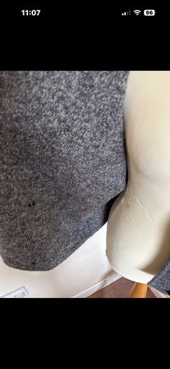Grey wool jacket size 10