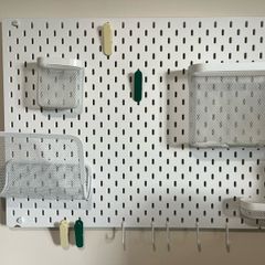 Ikea notice board with accessories
