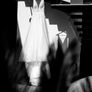A Line Wedding Dress and Veil Image 2