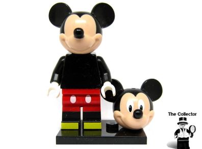 LEGO Disney Series Mickey Mouse Minifigure Plain Unprinted Misprint Prototype Minifigure Pre Production Prototype No Print Extremely Rare