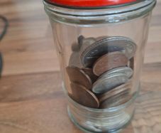 Nice jar of old Irish coins