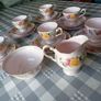 Very Rare Tuscan Fine Bone China  "September Song" Pink Tea Set Image 7