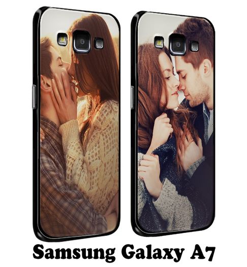 Samsung Galaxy A7 - Personalised hard case - Black, white or transparent