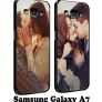 Samsung Galaxy A7 - Personalised hard case - Black, white or transparent Image 2