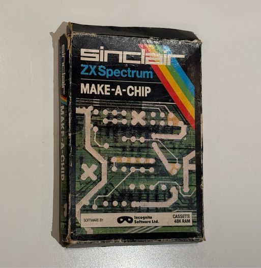 ZX Spectrum Games - Scrabble & Make-A-Chip Boxed