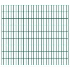 2D Garden Fence Panels 2.008x1.83 m 22 m (Total Length) Green