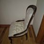 Victorian Style Vintage Balloon Back Upholstered Nursing Chair Image 7