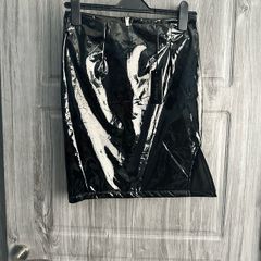 BNWT PU Leather Skirt