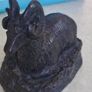 Hand Carved Soapstone Large RAM Sculpture By AARD V ARK. Made In CANADA Image 7